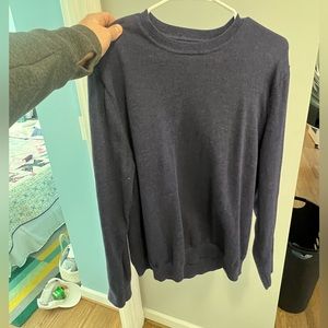 Navy blue Patagonia sweater.